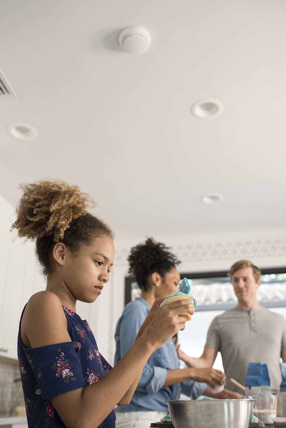 family protected with glass break detection