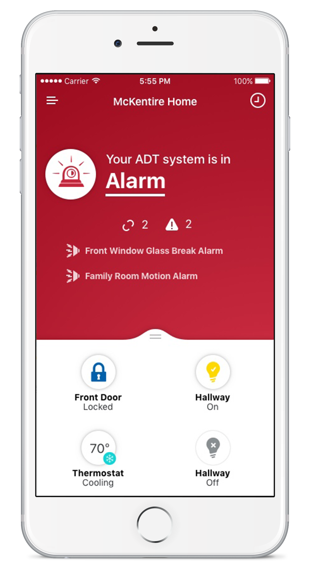 remote security alerts
