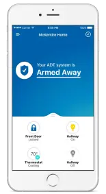 Security system armed away